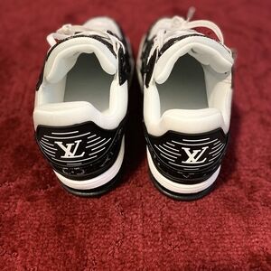 Black and White Louis Vuitton Sneakers
